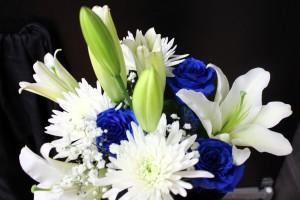 Bouquet de lys roses