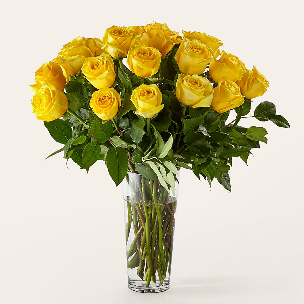Long Stem Yellow Rose Bouquet – Bolton Florist Inc, Bolton ON