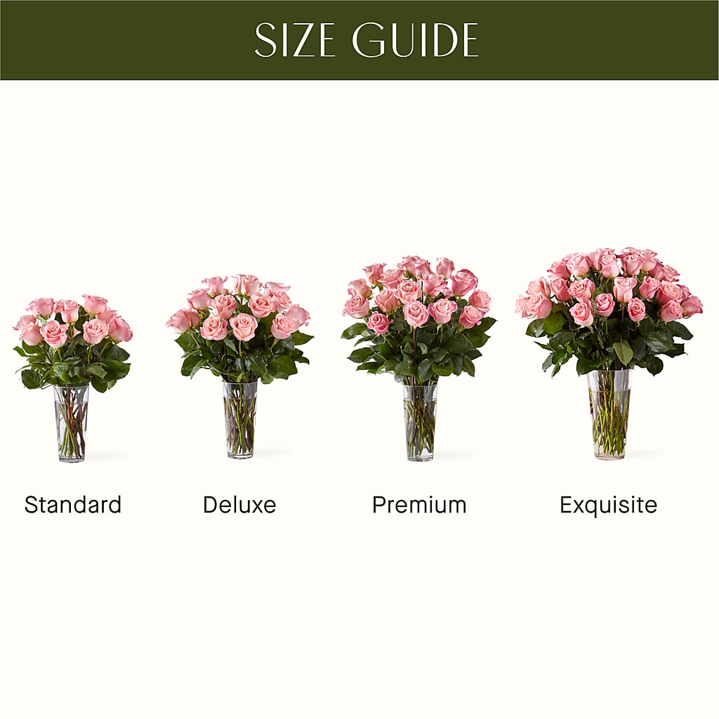 Long Stem Pink Rose Bouquet – Bolton Florist Inc, Bolton ON