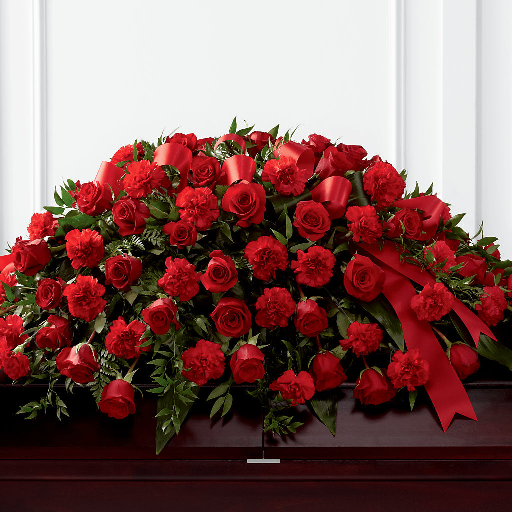 Tribute of Life Casket Spray – Bolton Florist Inc, Bolton ON