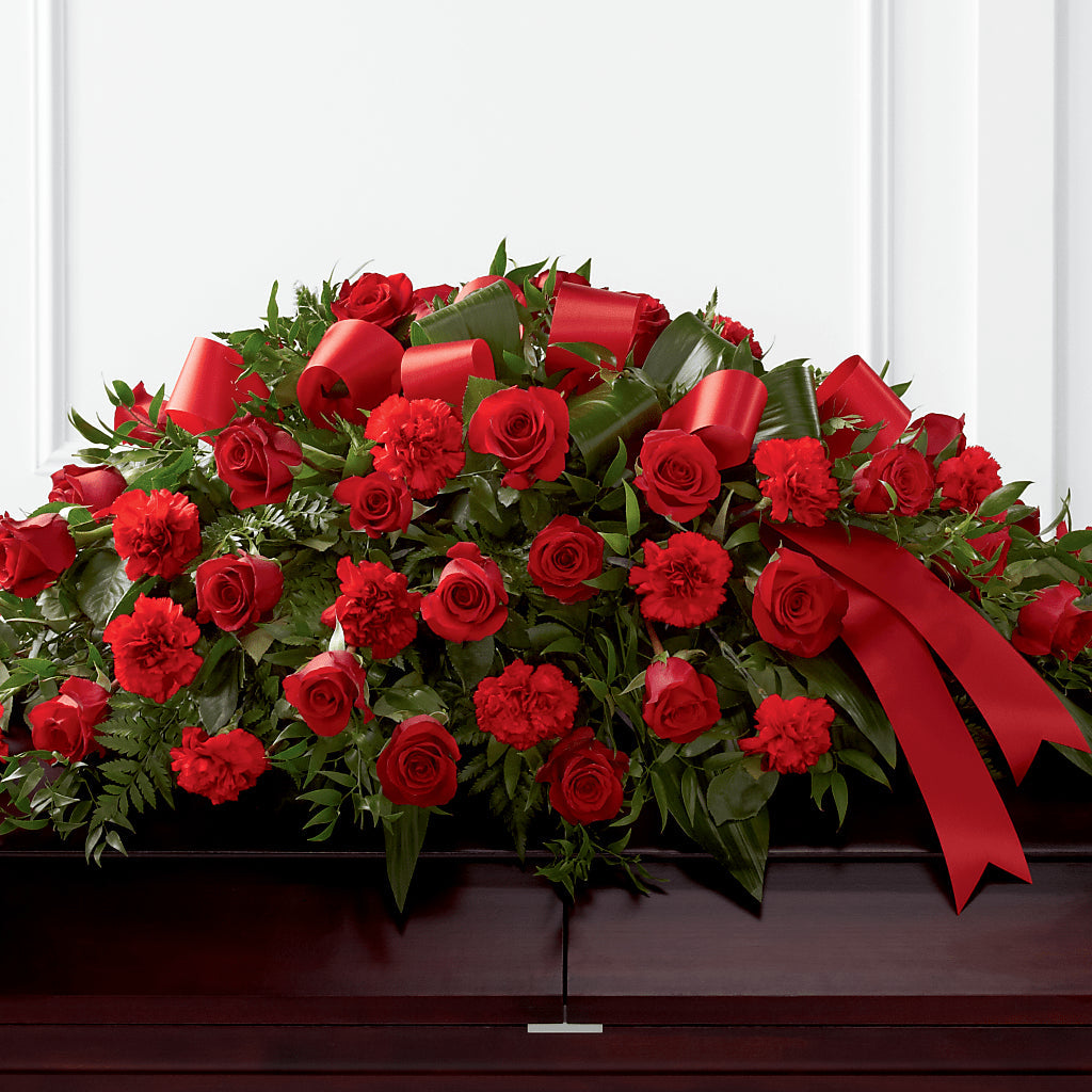 Tribute of Life Casket Spray – Bolton Florist Inc, Bolton ON