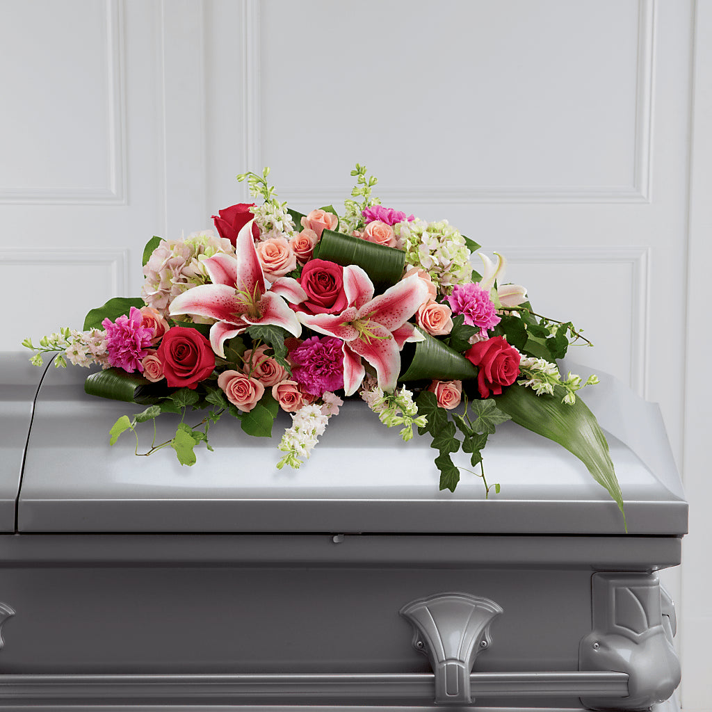 Splendid Grace Casket Spray – Bolton Florist Inc, Bolton ON
