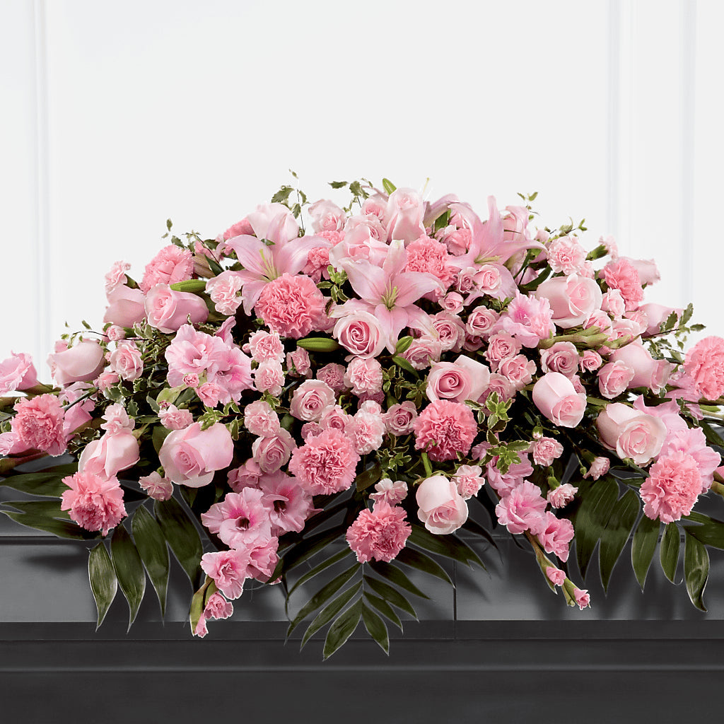 Garden of Comfort Casket Spray (Standard) – Bolton Florist Inc, Bolton ON