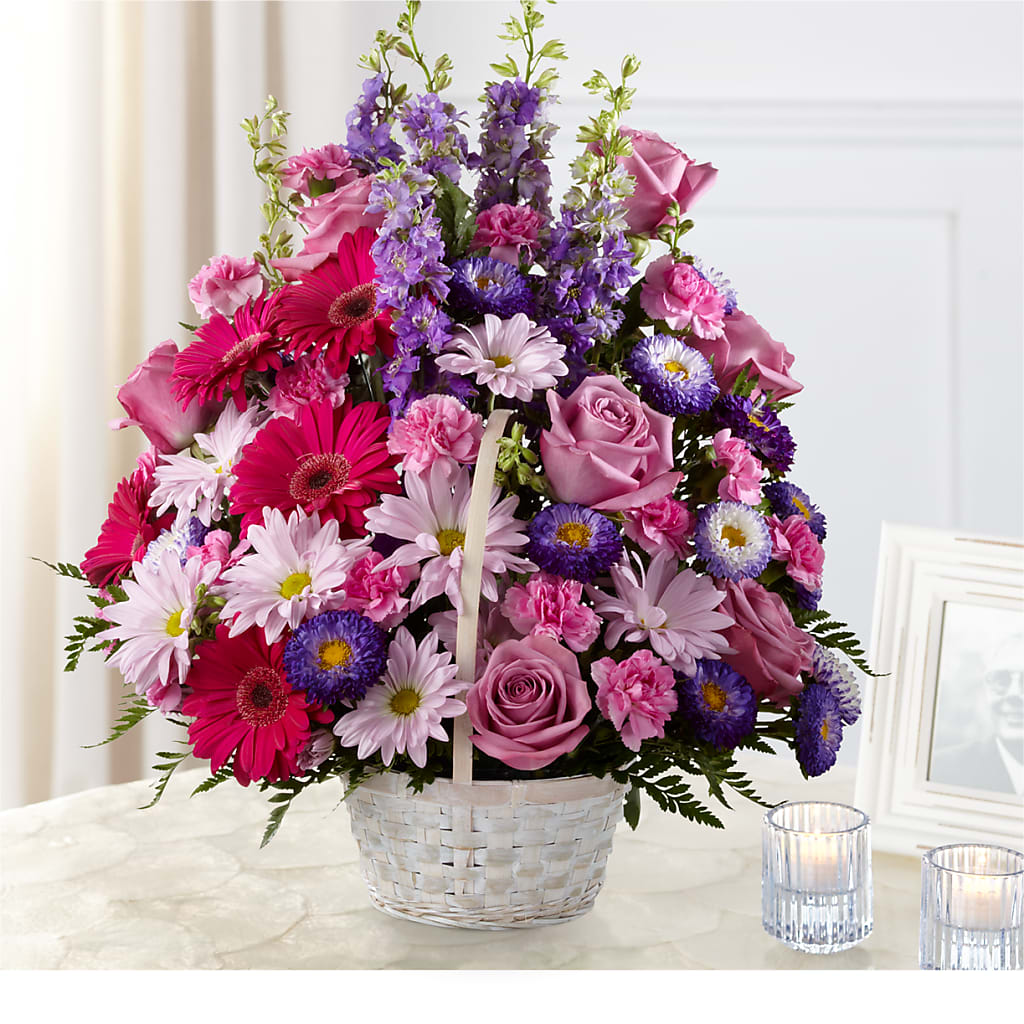 Pastel Peace Basket – Bolton Florist Inc, Bolton ON
