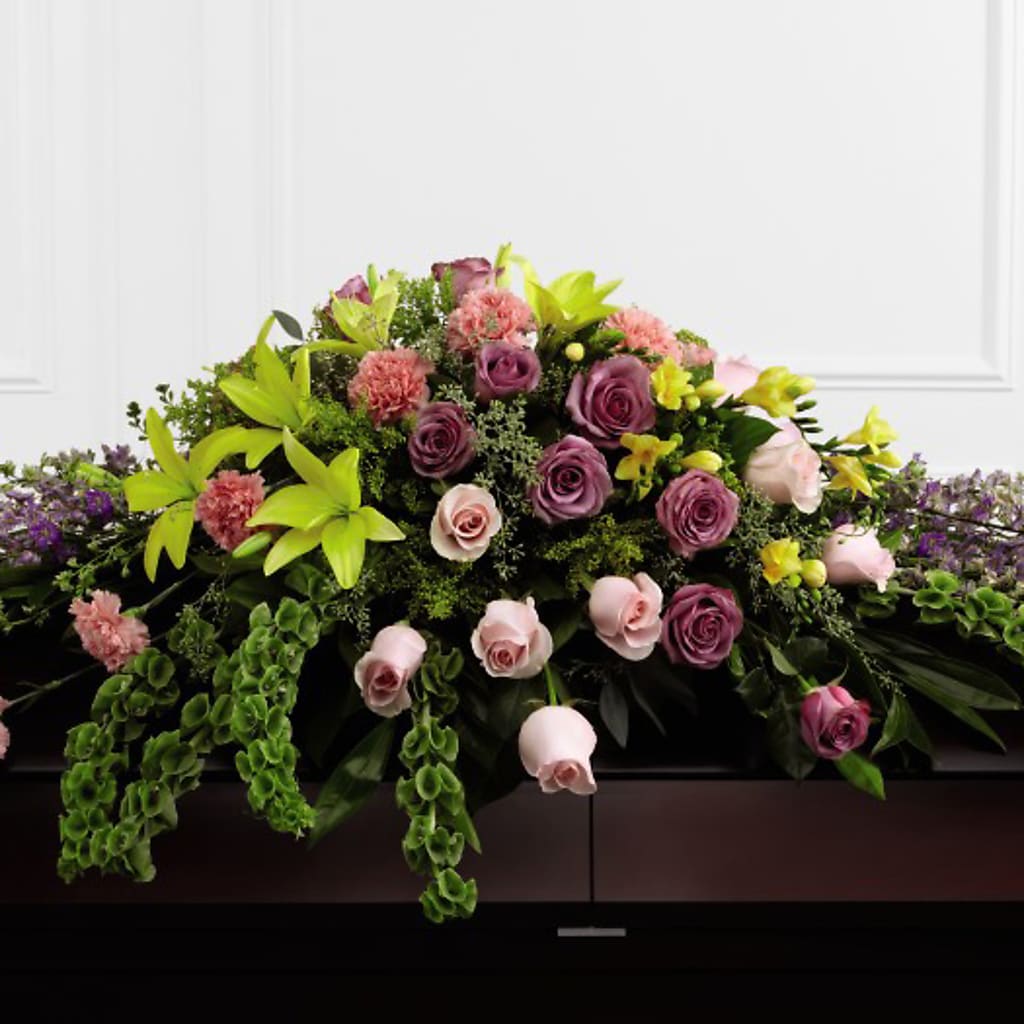 Forever Beloved Casket Spray – Bolton Florist Inc, Bolton ON