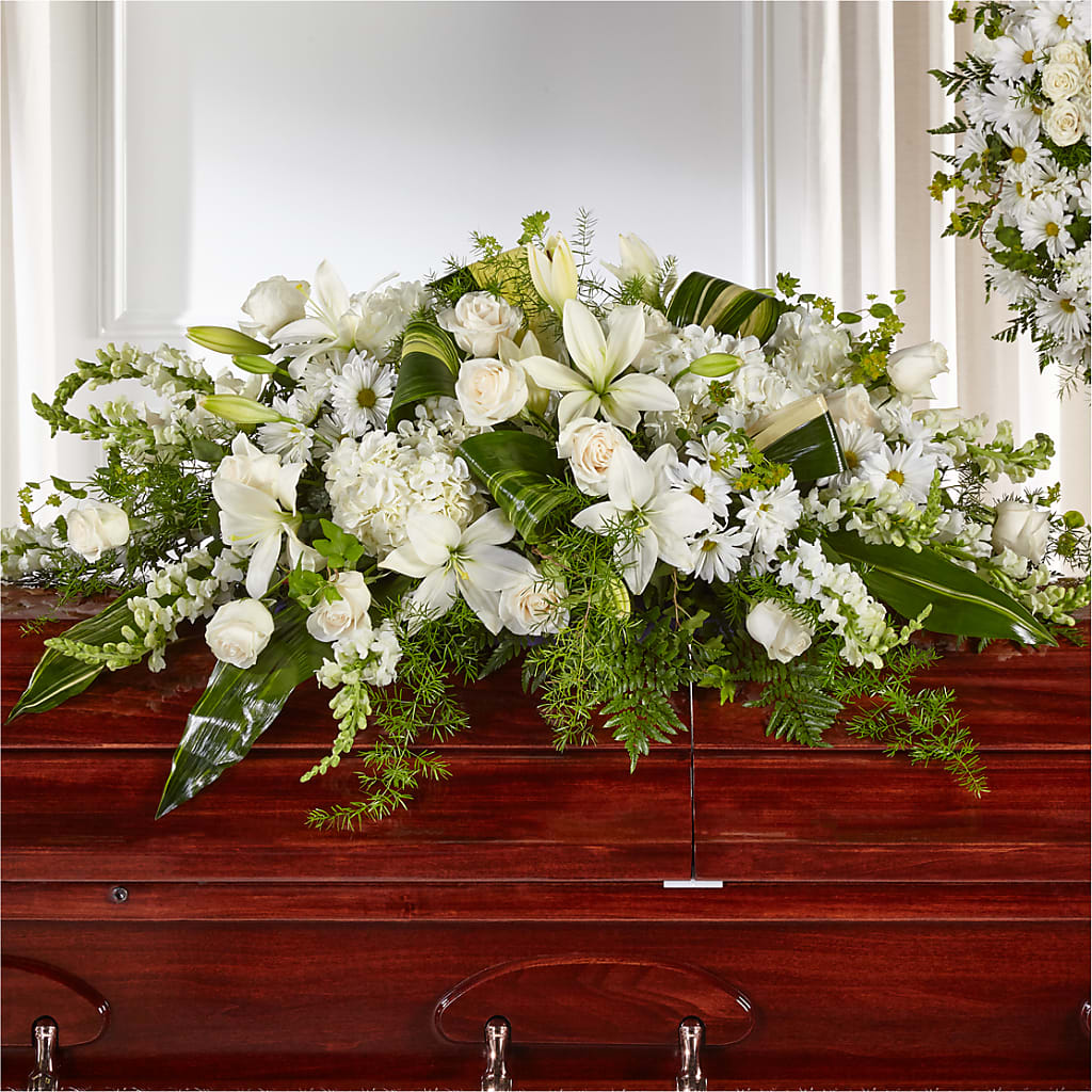Abundance Casket Spray – Bolton Florist Inc, Bolton ON
