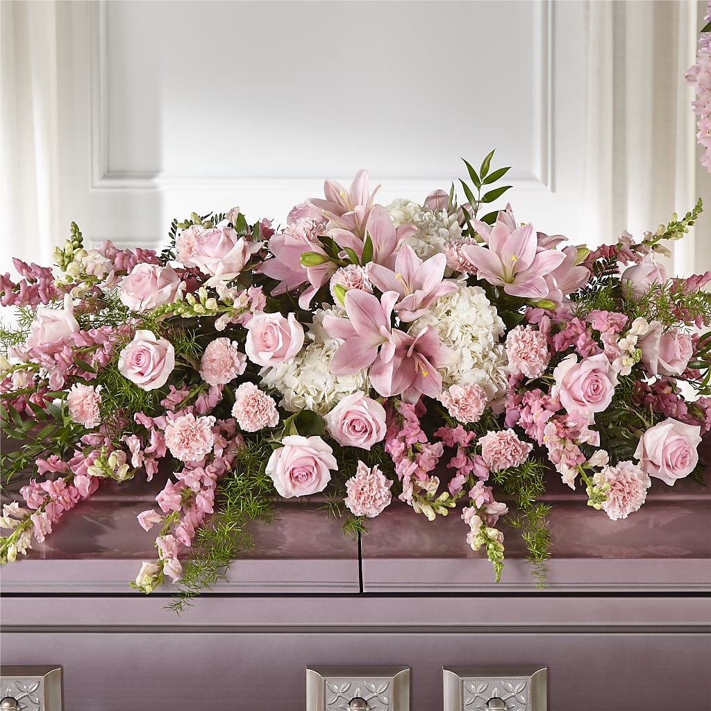 Life & Remembrance Casket Spray – Bolton Florist Inc, Bolton ON