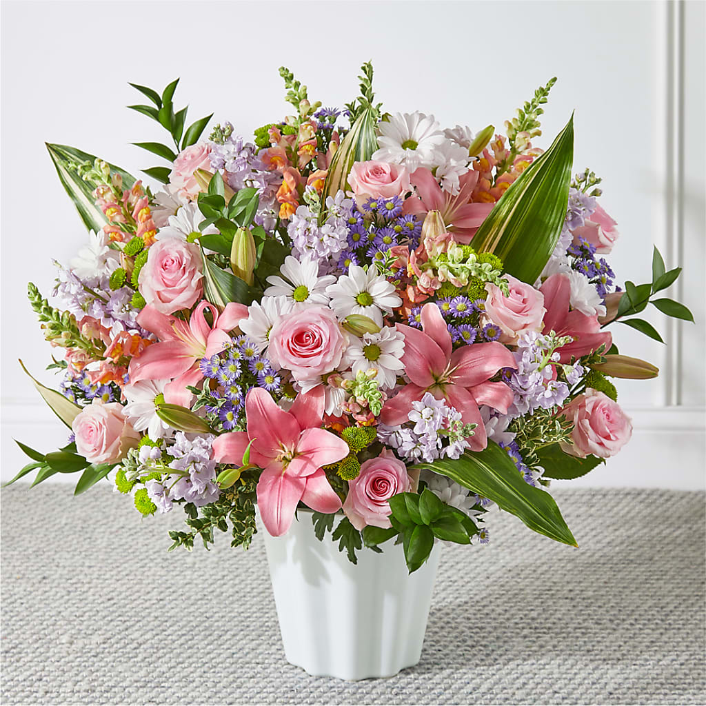 Abundant Compassion Floor Basket – Bolton Florist Inc, Bolton ON