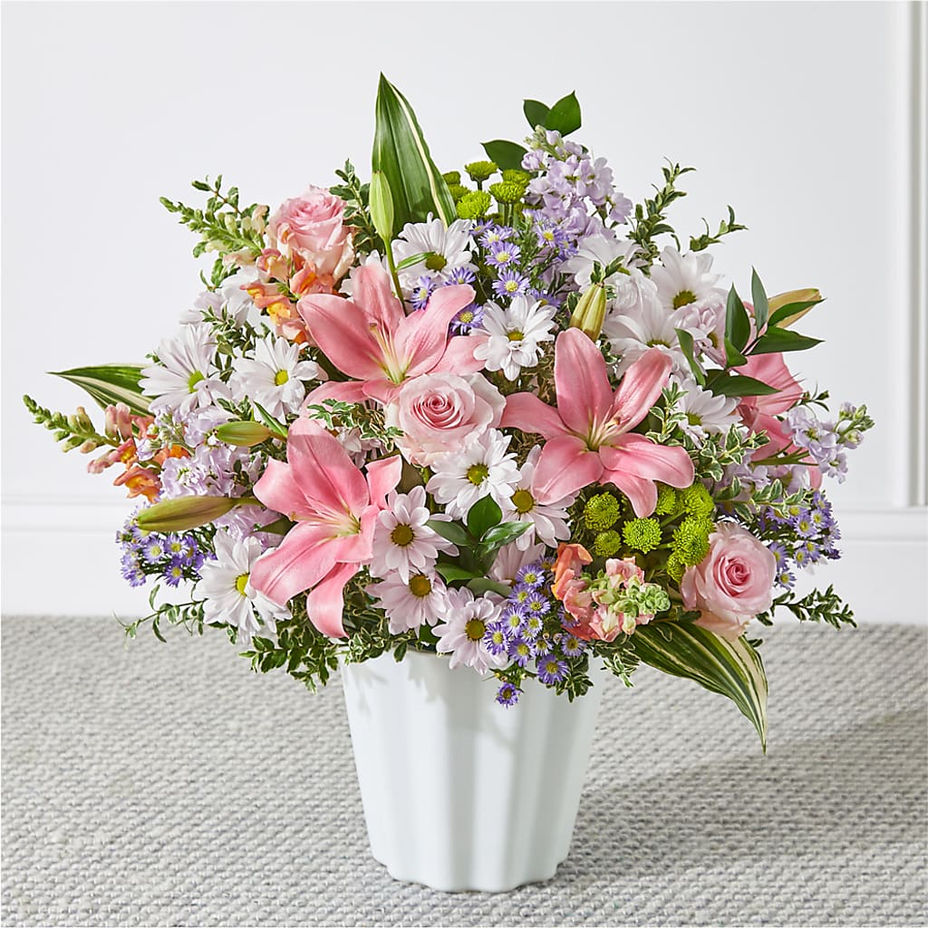 Abundant Compassion Floor Basket – Bolton Florist Inc, Bolton ON
