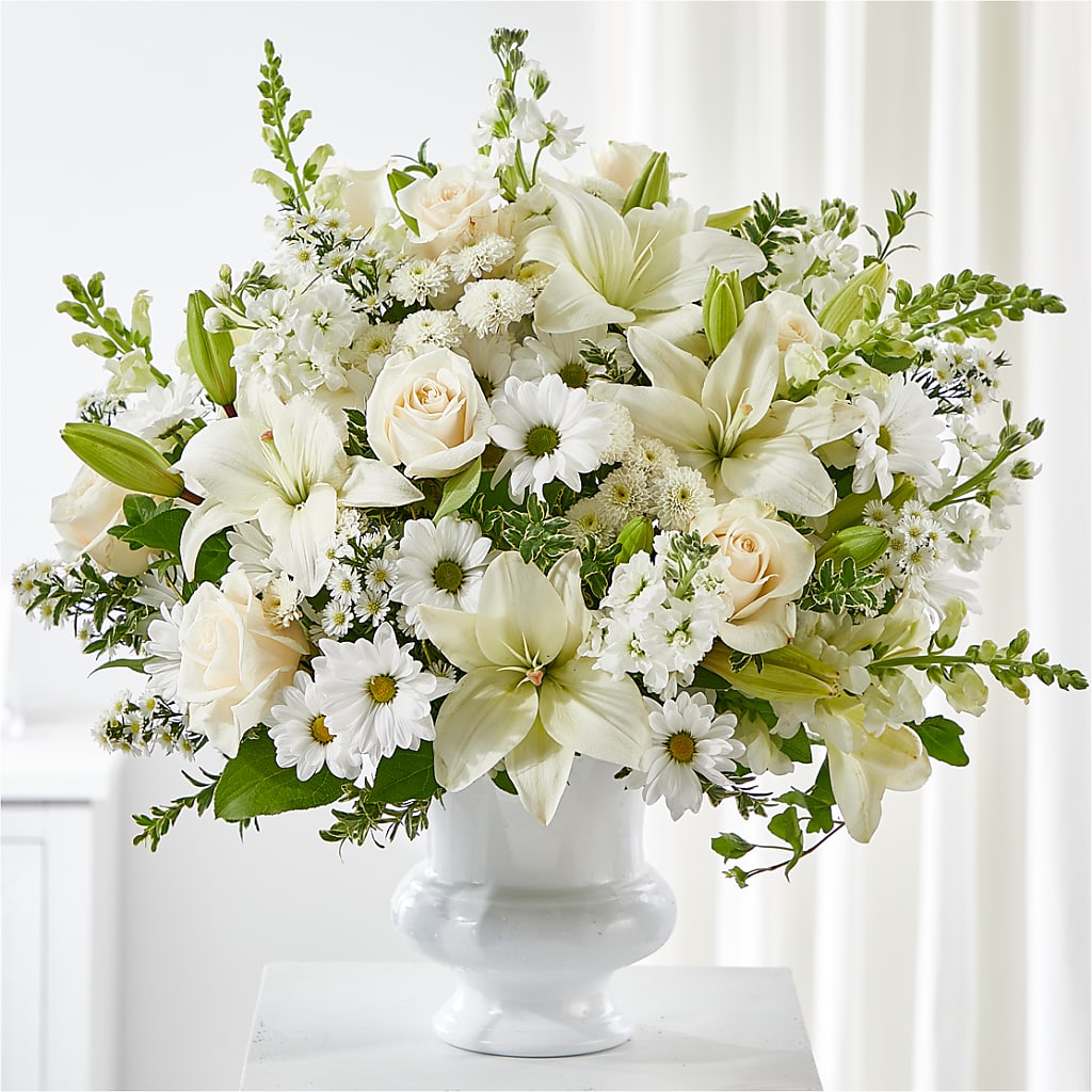 Uplifting Urn Arrangement – Bolton Florist Inc, Bolton ON