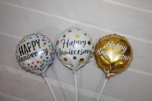 Small Happy Anniversary balloons. –  Bolton Florist Inc, Bolton ON