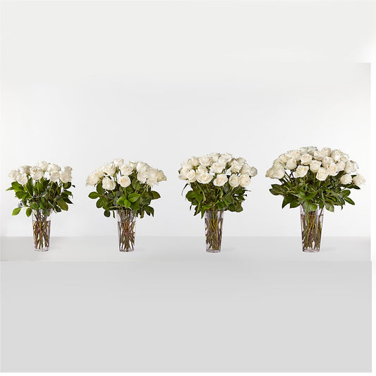 Long Stem White Rose Bouquet –  Bolton Florist Inc, Bolton ON