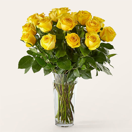 Long Stem Yellow Rose Bouquet –  Bolton Florist Inc, Bolton ON
