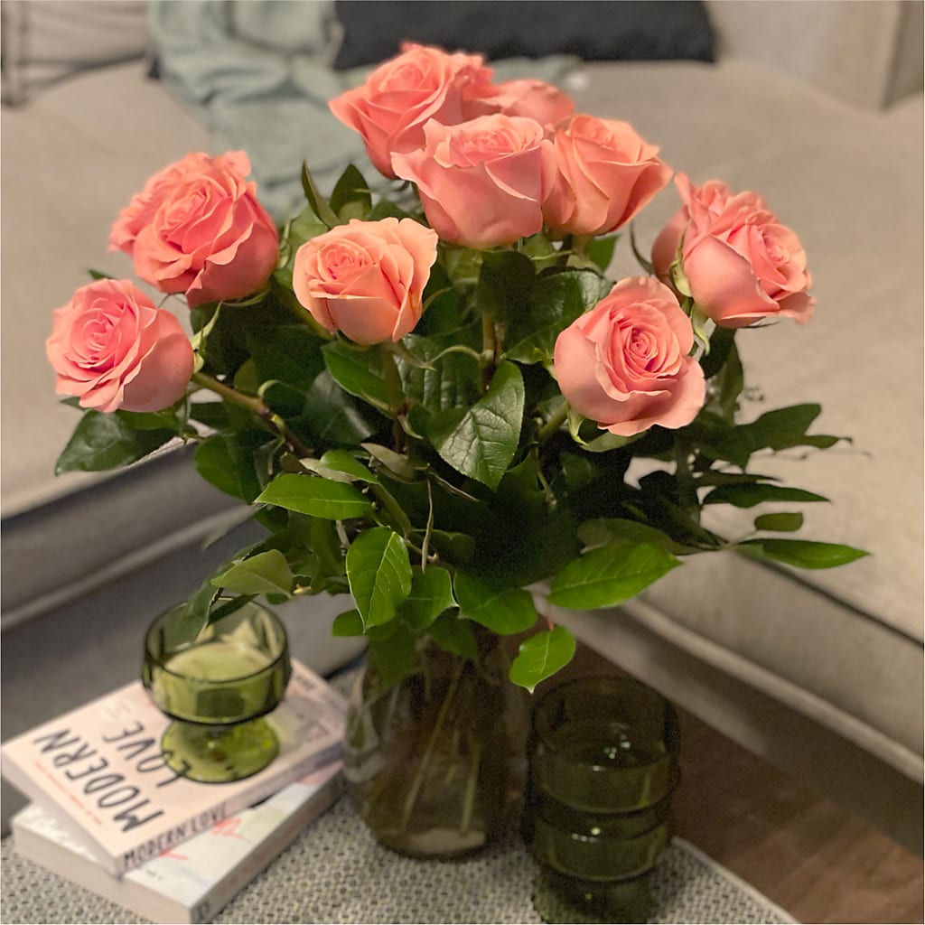 Long Stem Pink Rose Bouquet –  Bolton Florist Inc, Bolton ON