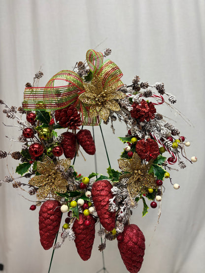 Glitter Wreath –  Bolton Florist Inc, Bolton ON