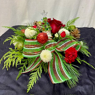 Enchanted Snowman Garden