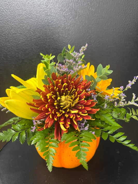 Pumpkin to talk about Bouquet –  Bolton Florist Inc, Bolton ON