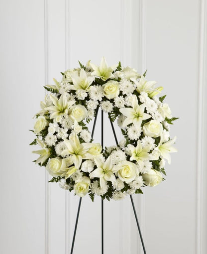 THE FTD TREASURED TRIBUTE WREATH –  Bolton Florist Inc, Bolton ON
