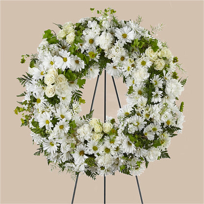 Faithful Wishes Wreath –  Bolton Florist Inc, Bolton ON