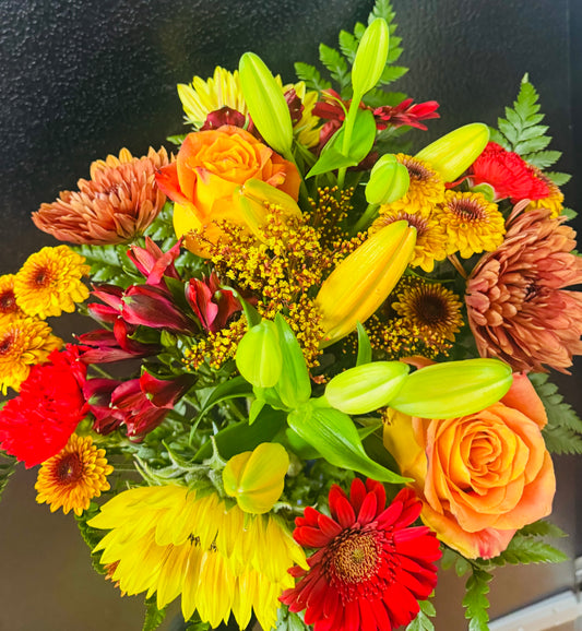 Warm Fall Bouquet –  Bolton Florist Inc, Bolton ON