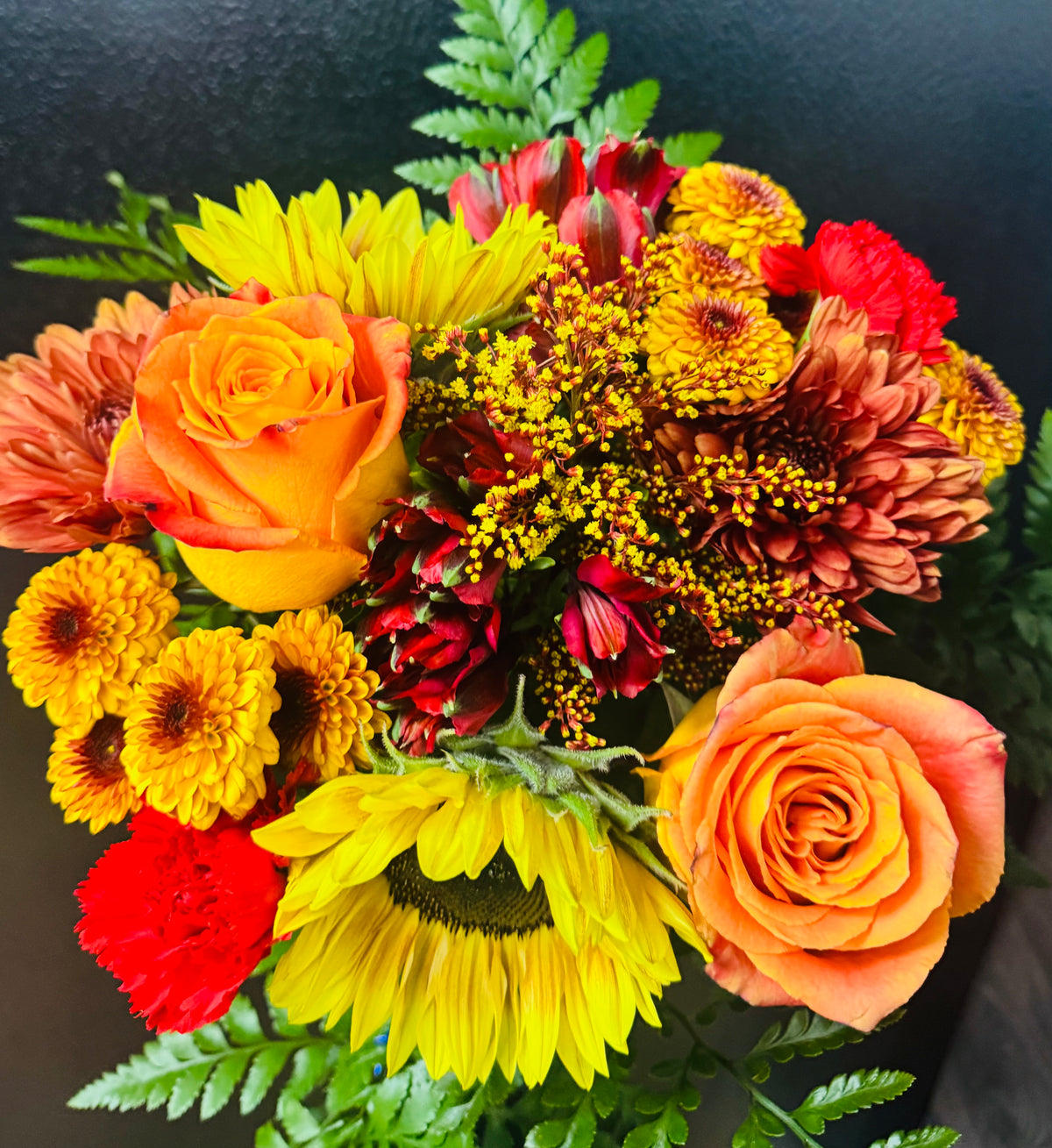 Warm Fall Bouquet –  Bolton Florist Inc, Bolton ON