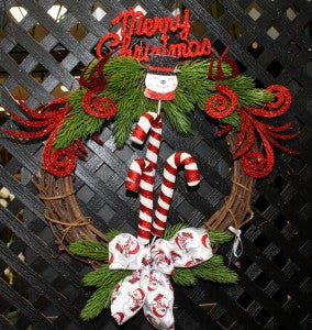 merry christmas wreath